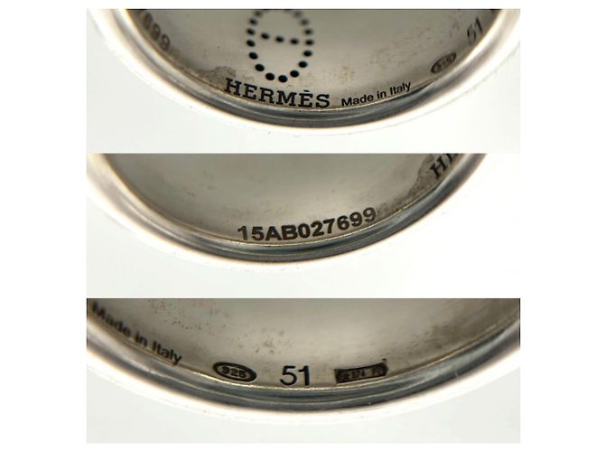 Ring Hermès Anel Hermes Eclipse Ruban Prata - vista 5
