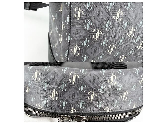 Jimmy Choo Rucksack aus grauem Leder Braun - Ansicht 7