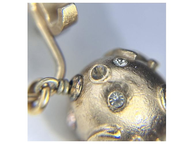 Orecchini a clip Chanel Gold con strass D'oro - vista 8