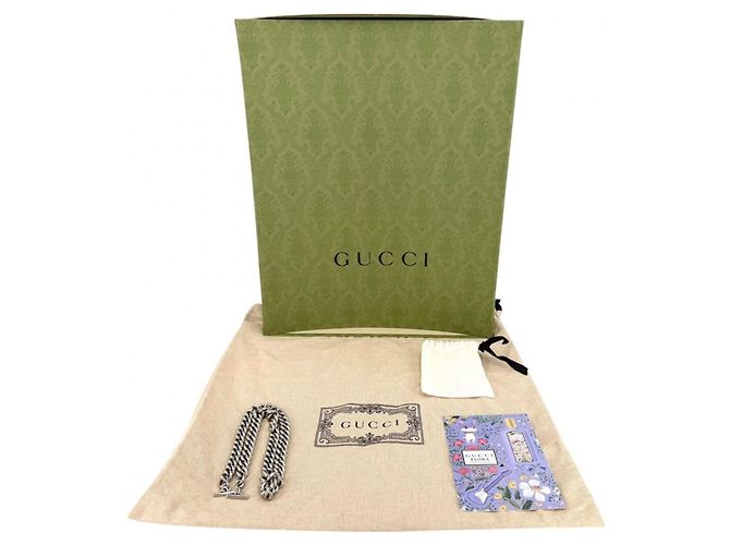 Borsa Tote Blondie Small da donna Gucci Argento Metallico - vista 12
