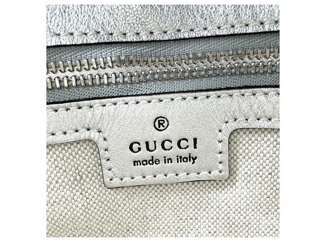 Borsa Tote Blondie Small da donna Gucci Argento Metallico - vista 5