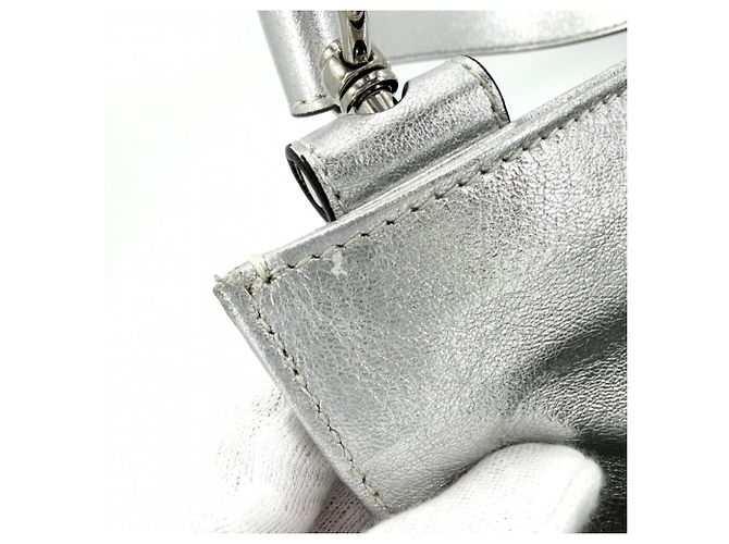 Borsa Tote Blondie Small da donna Gucci Argento Metallico - vista 6
