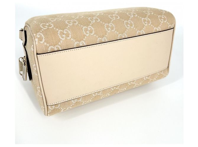 Borsa Mini Boston GG da donna Gucci Bianco Beige - vista 3