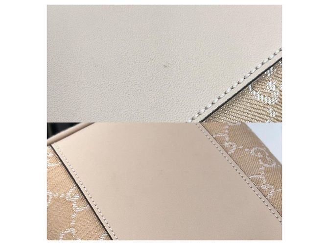 Borsa Mini Boston GG da donna Gucci Bianco Beige - vista 7