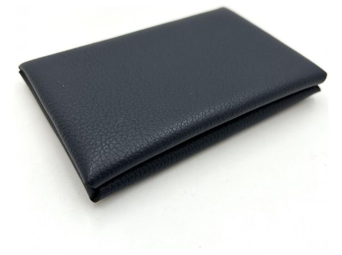 Hermès Monedero Hermes Calvi Azul marino - vista 3