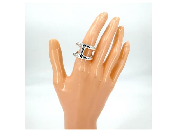 Ring Hermès Anello Osmo's PM di Hermes Argento - vista 2