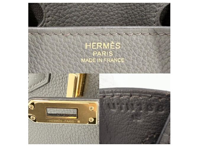 Hermès Hermes Birkin 25 Handtasche Braun - Ansicht 5