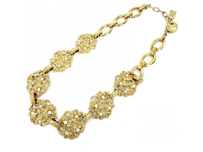 Collana Gold Flower Yves Saint Laurent D'oro - vista 4