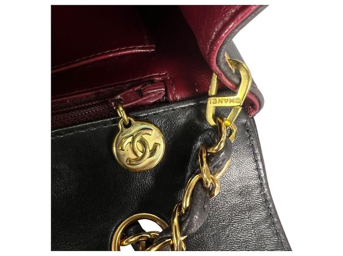 Borsa a tracolla Chanel Diana 25 Nero - vista 14