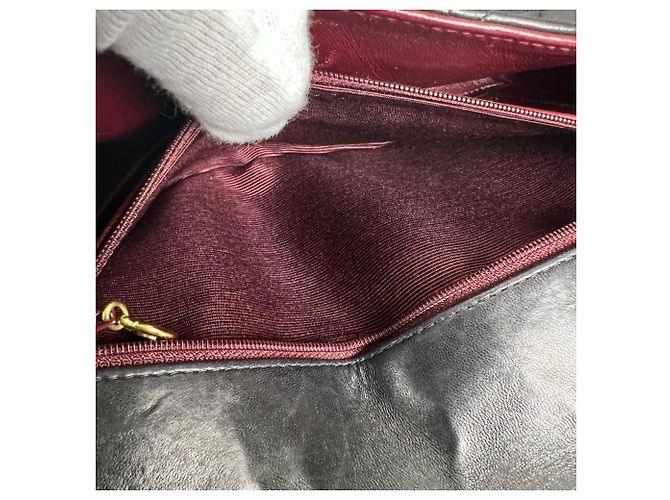 Borsa a tracolla Chanel Diana 25 Nero - vista 7