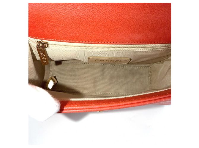Borsa a Spalla Chanel Matelassé Chain Arancione - vista 4