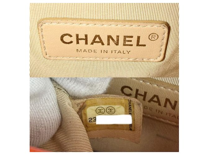 Borsa a Spalla Chanel Matelassé Chain Arancione - vista 5