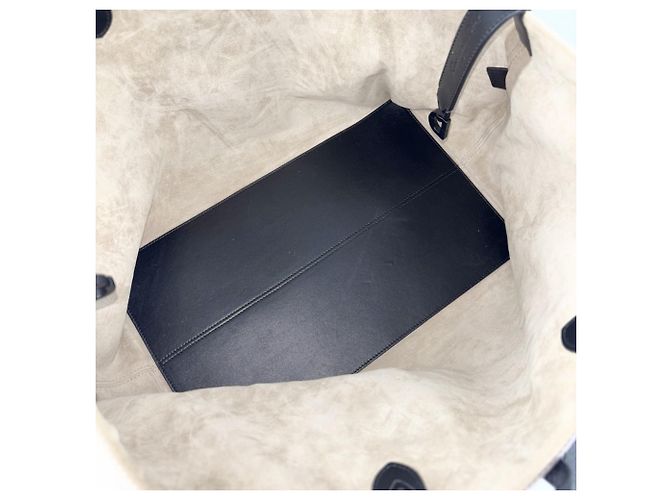 Borsa Tote Grande Christian Dior Toujours Nero Crudo - vista 4