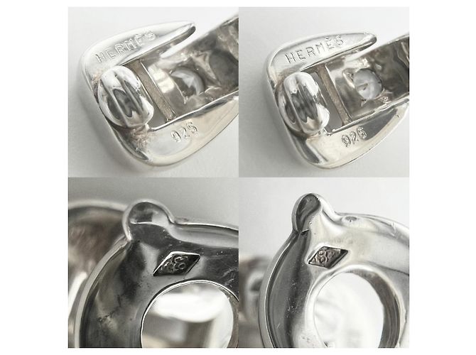 Hermès Hermes Clip-Ohrringe aus 925er Silber - Ansicht 3