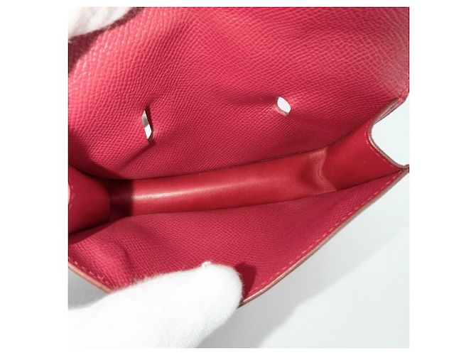 Hermès Marsupio vintage in pelle rossa Hermes Rosso - vista 4