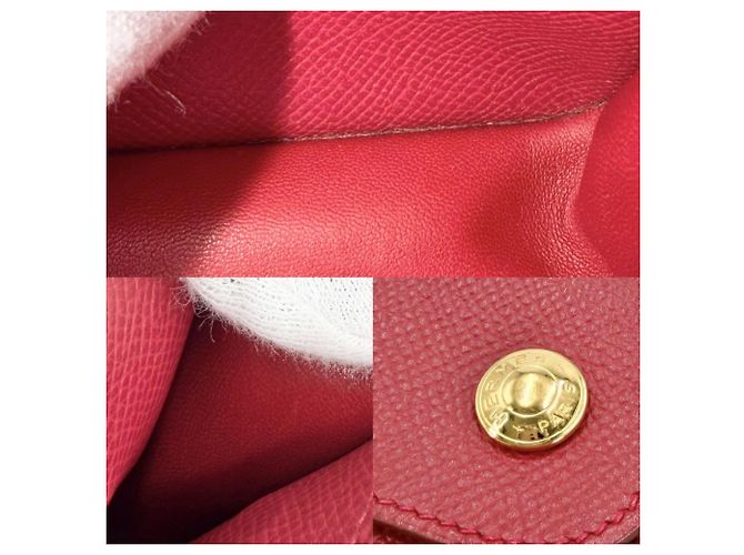 Hermès Marsupio vintage in pelle rossa Hermes Rosso - vista 6