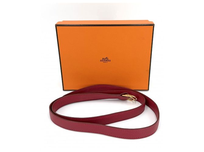 Hermès Marsupio vintage in pelle rossa Hermes Rosso - vista 7