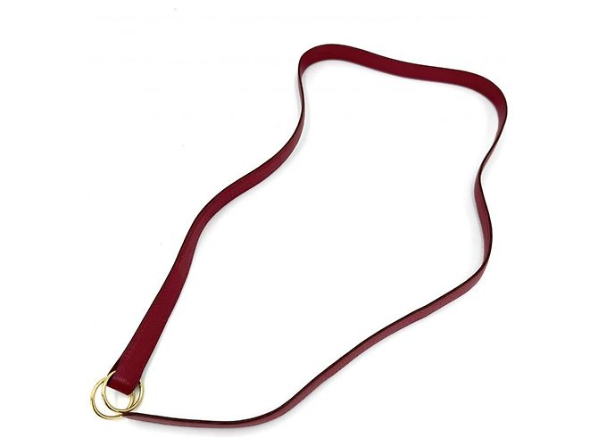 Hermès Marsupio vintage in pelle rossa Hermes Rosso - vista 8