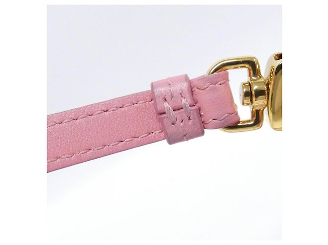 Zaino in pelle rosa Christian Dior - vista 5