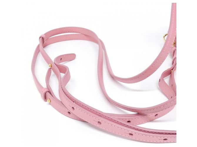 Zaino in pelle rosa Christian Dior - vista 6