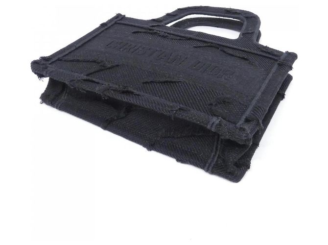 Mini borsa a mano Christian Dior Book Tote Nero - vista 3