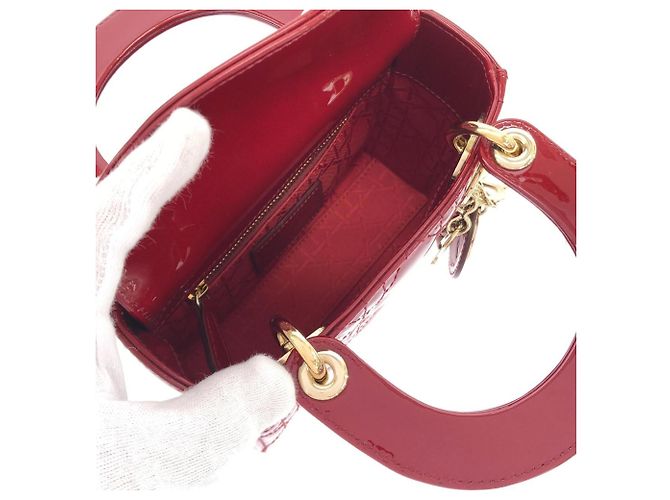Mini borsa Christian Dior Lady - vista 7