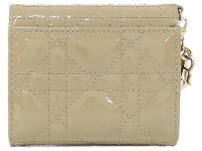 Cartera tríptico Christian Dior Lady Lotus Beige - vista 2