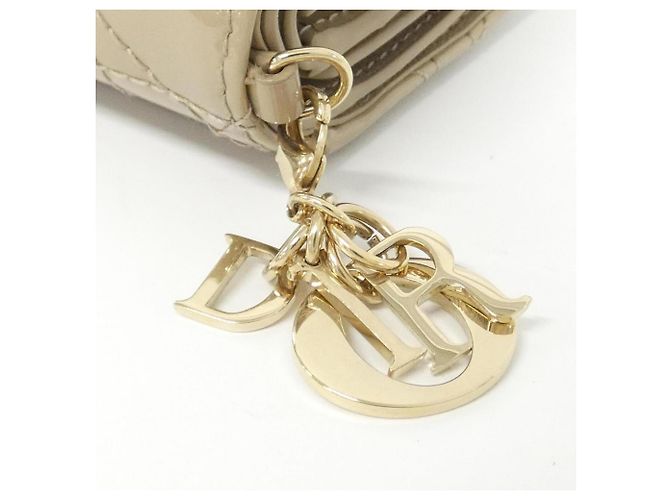 Cartera tríptico Christian Dior Lady Lotus Beige - vista 3