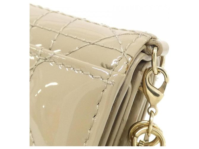 Cartera tríptico Christian Dior Lady Lotus Beige - vista 4