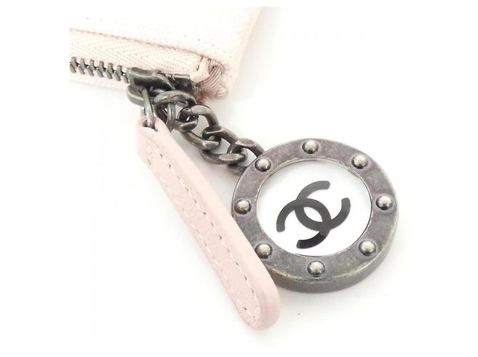 Pochette Chanel 70476 Nero Rosa Bianco - vista 8