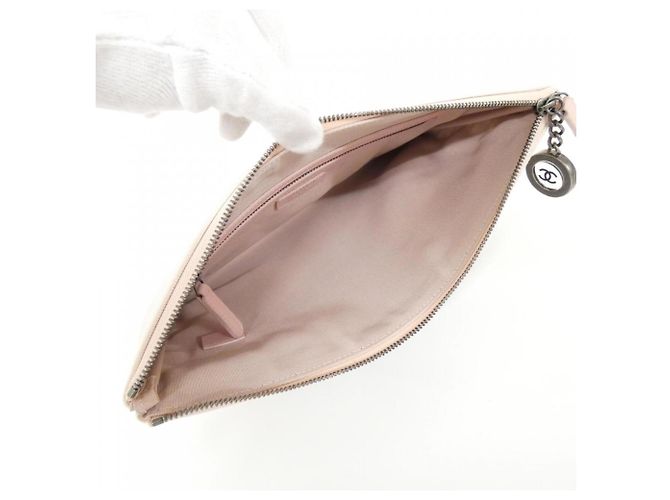 Pochette Chanel 70476 Nero Rosa Bianco - vista 9