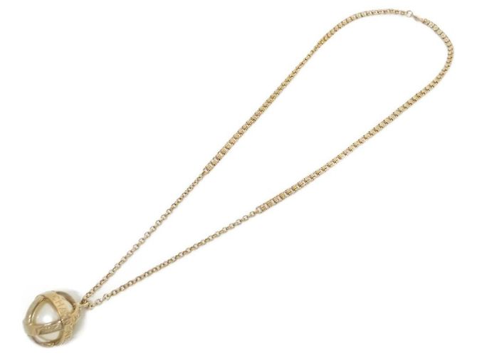 Collar Chanel AB7518 Blanco Dorado - vista 2