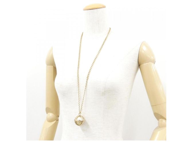 Collar Chanel AB7518 Blanco Dorado - vista 4