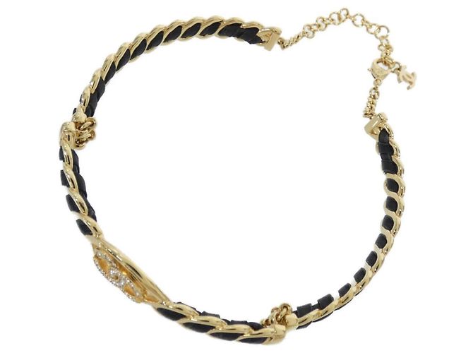 Chanel ABE726 Choker Schwarz und Gold Golden - Ansicht 2