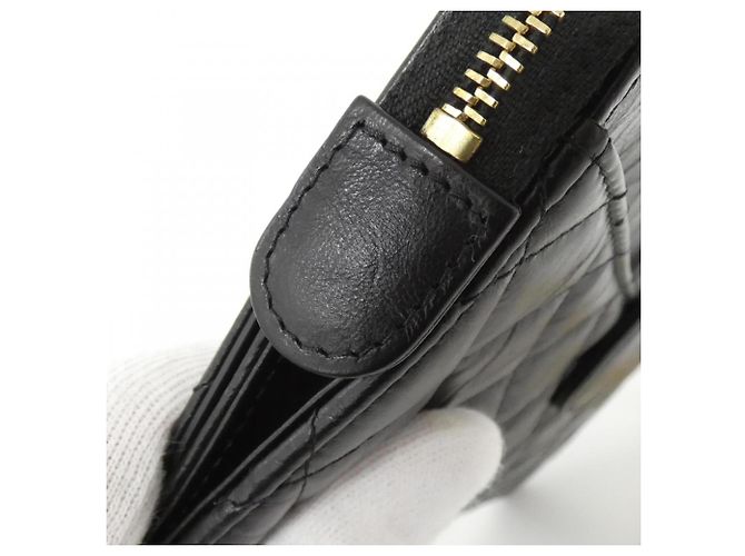 Timeless Portafoglio lungo in pelle nera Chanel AP0623 Nero - vista 3