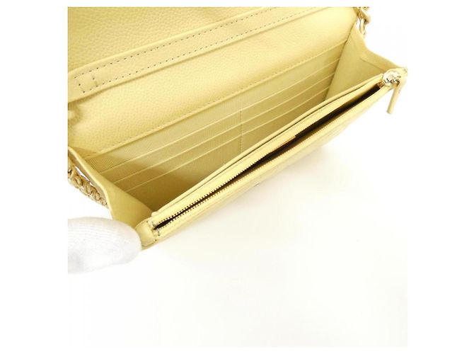 Timeless Chanel AP2611 Chain/Shoulder Wallet Gelb - Ansicht 10