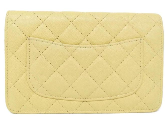 Timeless Chanel AP2611 Chain/Shoulder Wallet Gelb - Ansicht 2