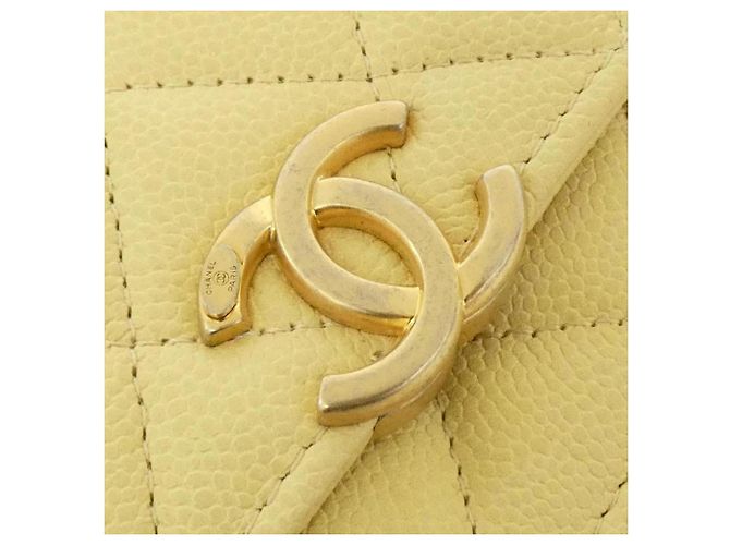 Timeless Chanel AP2611 Chain/Shoulder Wallet Gelb - Ansicht 6