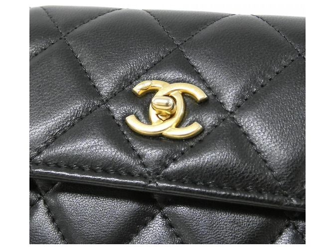 Borsa in pelle Chanel AP2704 Nero - vista 3