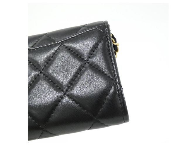 Borsa in pelle Chanel AP2704 Nero - vista 4