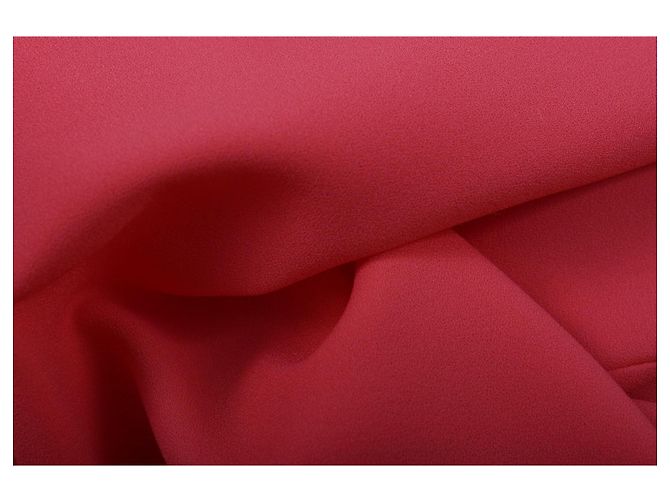 Diane von Furstenberg Rote Crepe-Bluse Koralle - Ansicht 11