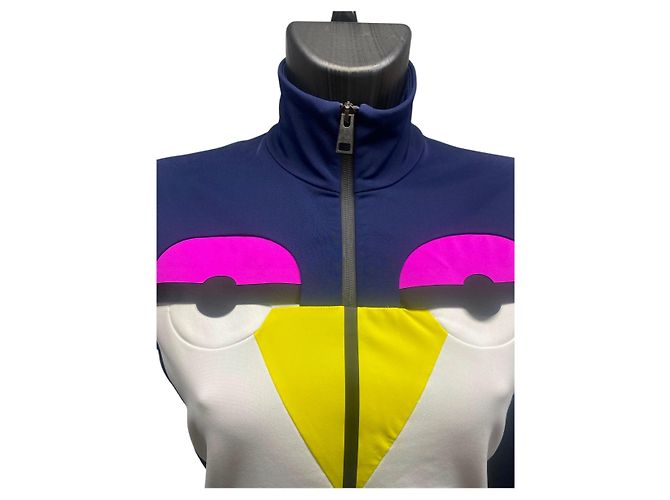 Fendi Roma Damen Zip-Up Trainingsjacke - Größe 44 - Ansicht 3