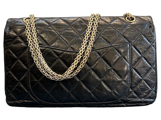 Chanel Quilted Aged Calfskin Reissue 2.55 Double Flap 227 del 2011 - vista 4