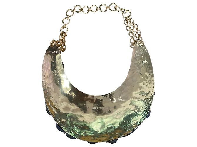 Autre Marque Dilip Jindal - Bijoux Couture - Collana con pietre di labradorite - vista 2