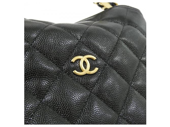 Borsa Chanel AP4066 in pelle di vitello martellata nera Nero - vista 5