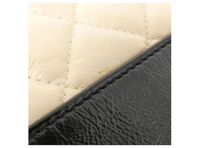 Borsa Pouch Chanel Gabrielle Line 84288 Nero Beige - vista 5