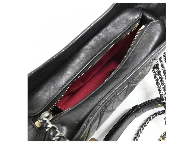 Borsa a Spalla Chanel Gabrielle Line 91810 Nero - vista 8