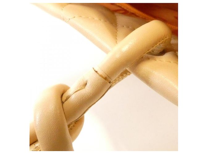 Borsa Chanel Cambon Line 25167 Beige - vista 8