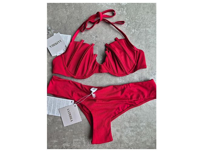 Conjunto Bikini Rojo La Perla Roja - vista 2