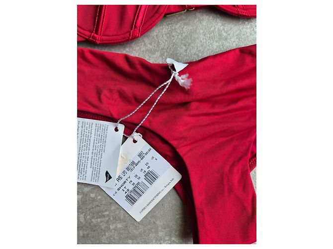 Conjunto Bikini Rojo La Perla Roja - vista 3